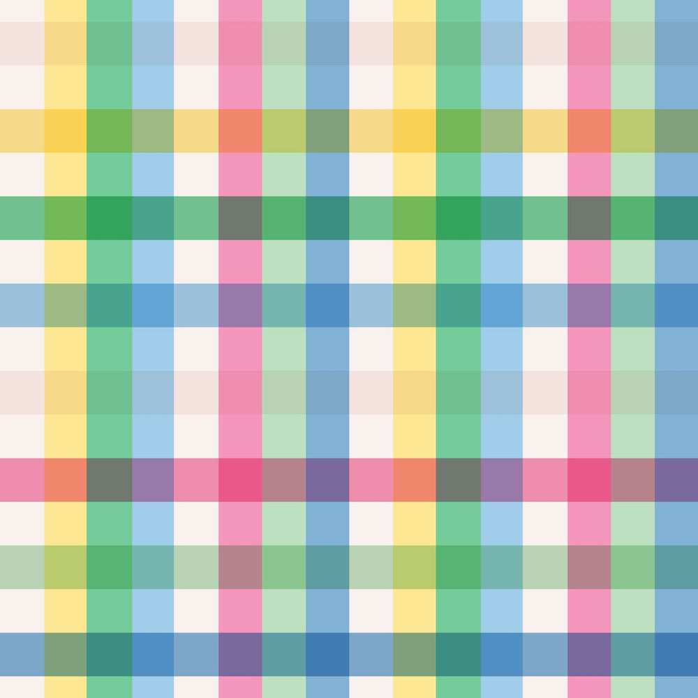 Jolie Gingham Fiestas White