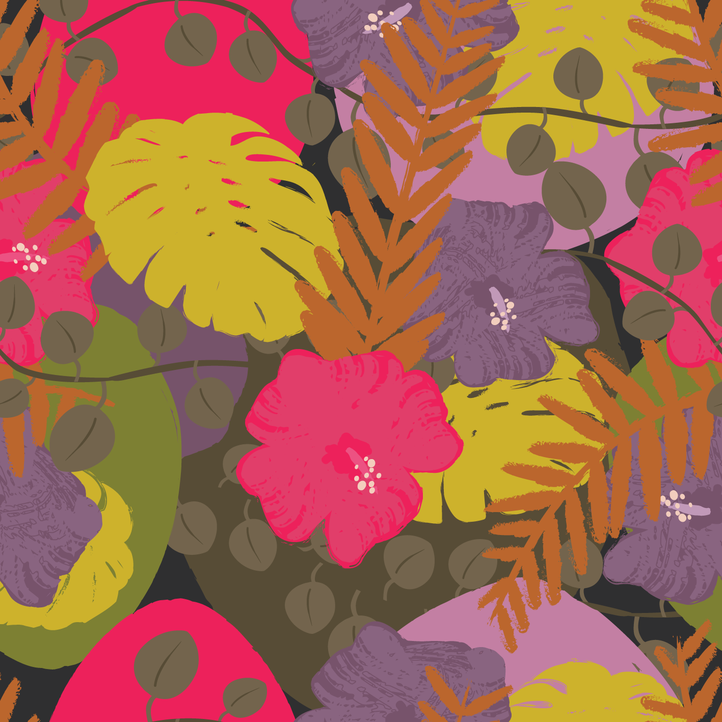 Jungle Run Night Garden Diva Pink