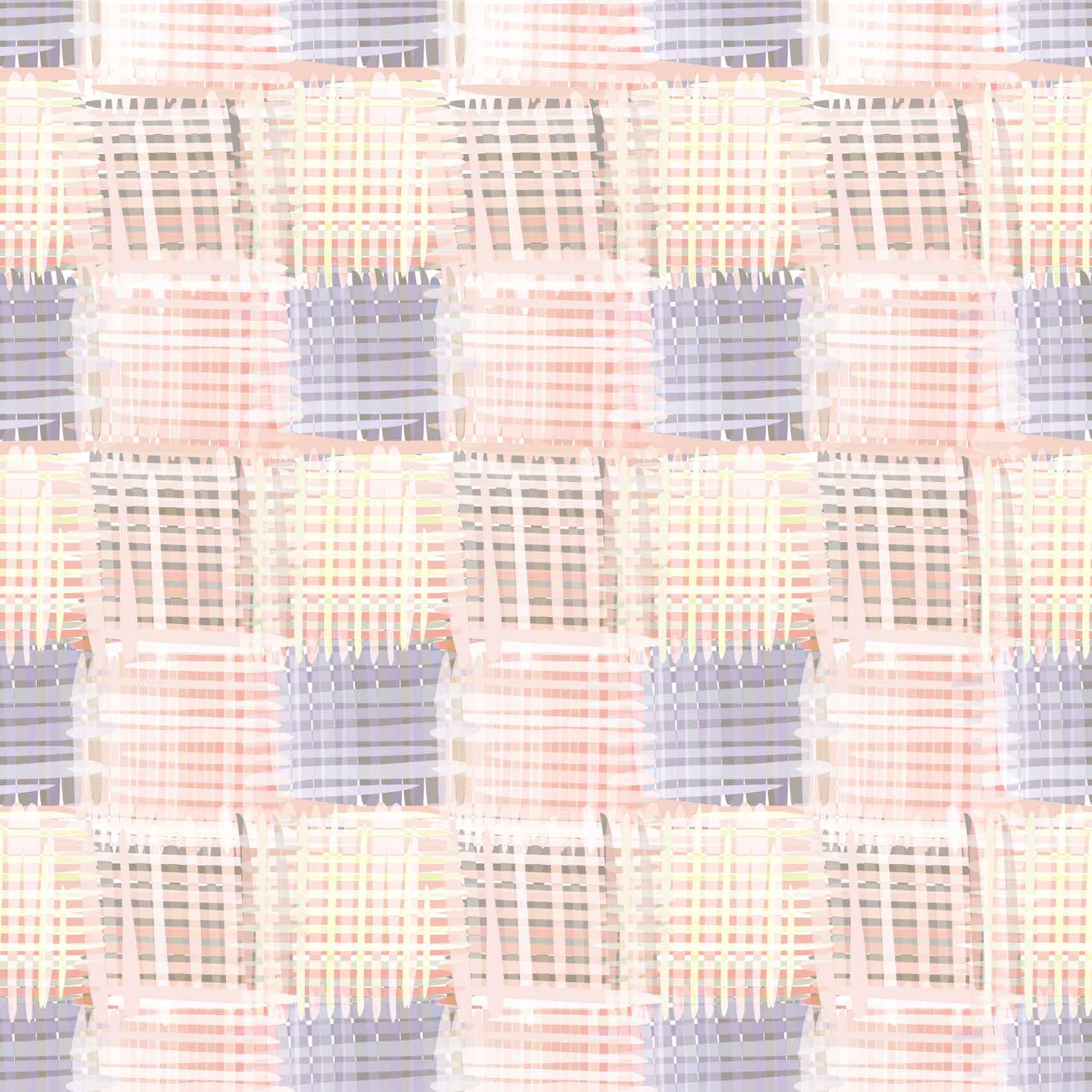 Muslin Check Gossamer Garden