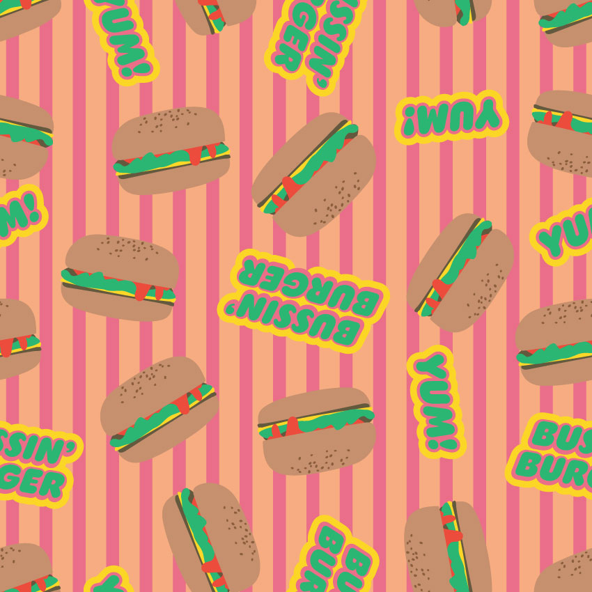 Next Gen Bussin' Burger Peach
