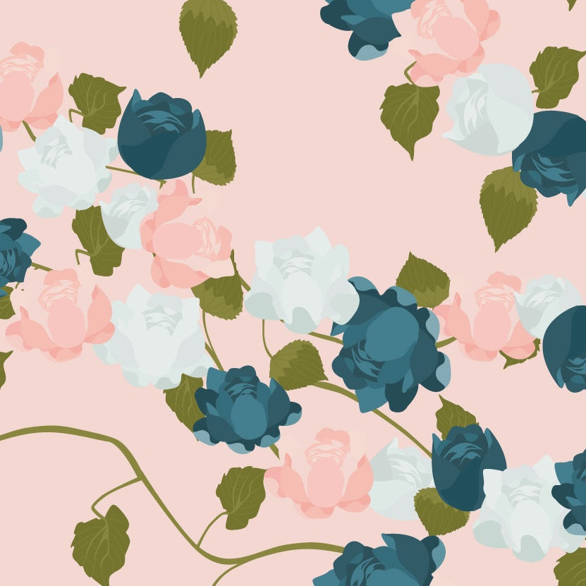 Peony Mini Rows Pale Peach