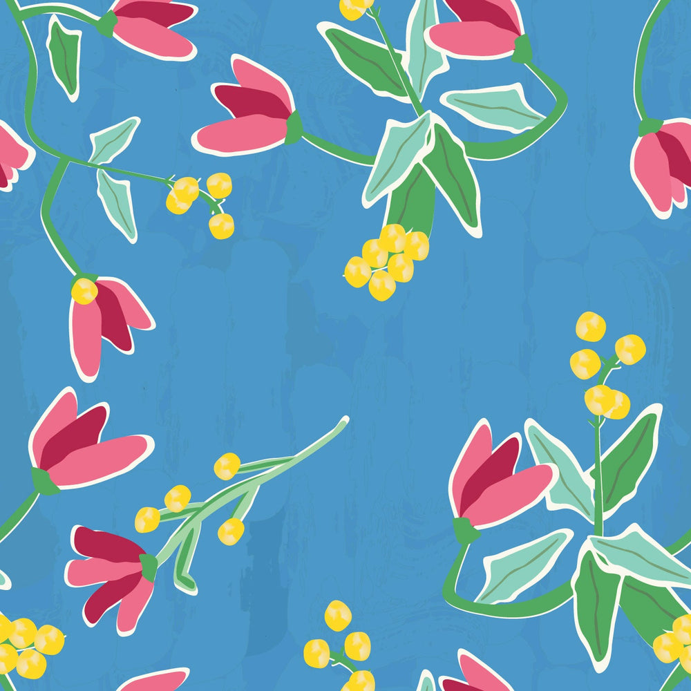 Wattle & Flower Dopamine Drift - Azure