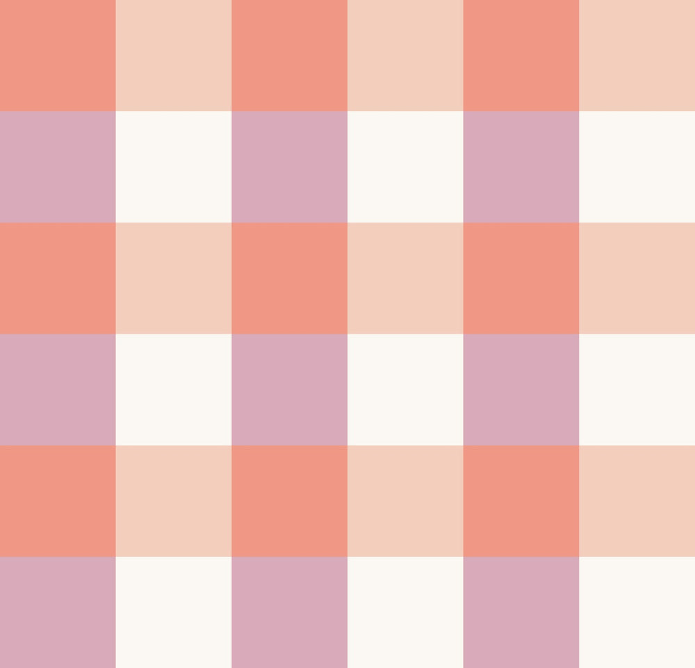 Simple Gingham Gossamer Garden Lilac