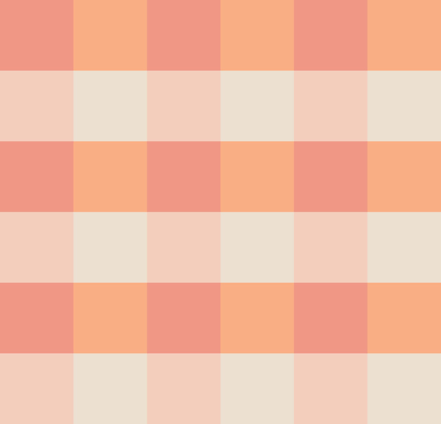Simple Gingham Terra Solis Peach